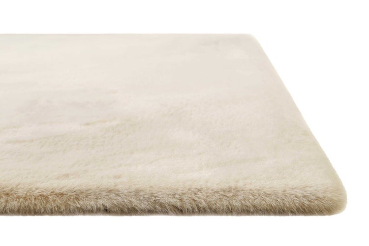 Teppich Creme Beige kuschelig & flauschig Vita Homie Living 80x150 cm