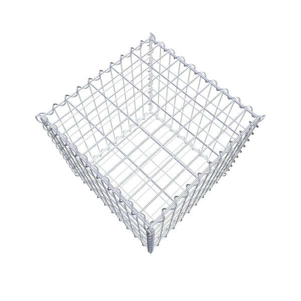 Gabione 50 cm x 50 cm x 50 cm (L x H x T), Maschenweite 5 cm x 10 cm, Spirale