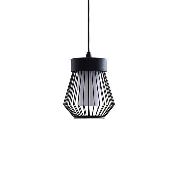 Lindby Außenleuchte Vajana (spritzwassergeschützt (Retro, Vintage Antik) in Schwarz aus Aluminium (1 flammig E27) - Pendelleuchte außen