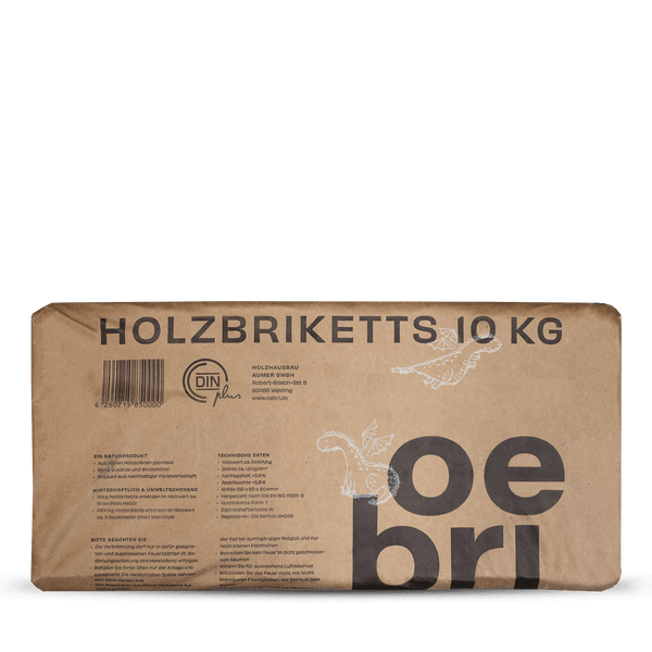 Oebri Ruf Premium Briketts 10kg x 3 Gebinde 30kg