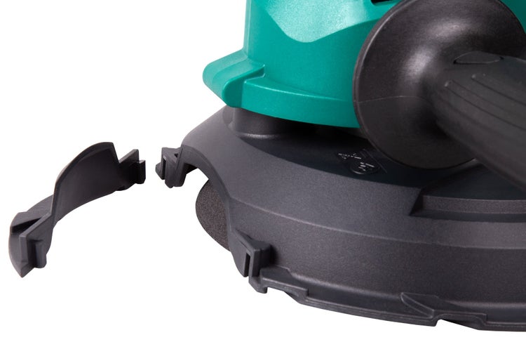 VONROC Trockenbau Schleifmaschine, Tellerschleifer 180mm, Trockenbauschleifer 750W - Tellerschleifmaschine mit Absaugung, Deckenschleifer, Wandschleifer Set inkl. 8 Schleifpapier
