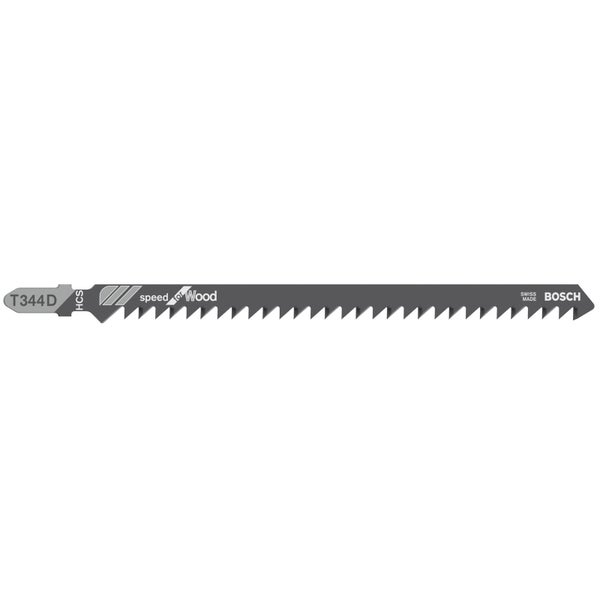 Bosch 5x Stichsägeblatt T 344 D Speed for Wood - 2608633A34