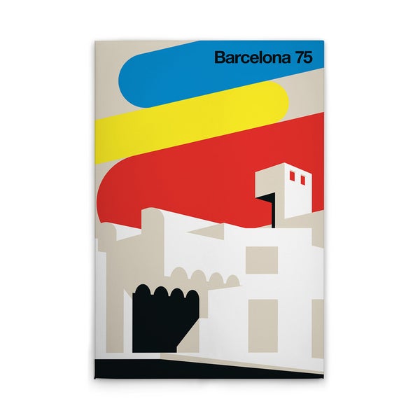 Poster mit Barcelona 75 Motiv