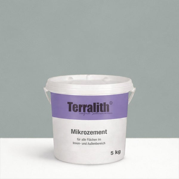 Terralith Mikro Zement für den Innen- und Aussenbereich, 5 Kilogramm