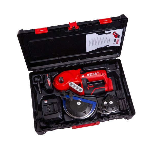 Rohrbiegegerät mit Zubehör im Werkzeugkoffer