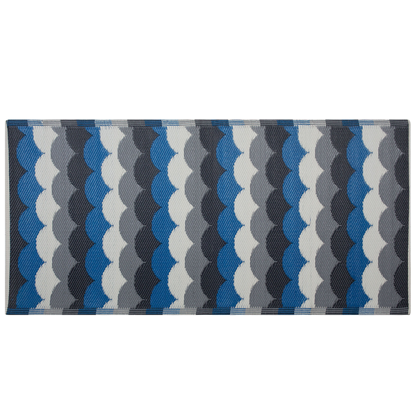Outdoorteppich BELLARY Blau 90 x 180 cm