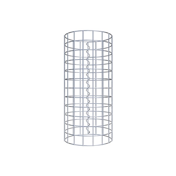 Gabionensäule Durchmesser 27 cm MW 5 x 5 cm rund - Höhe: 60 cm