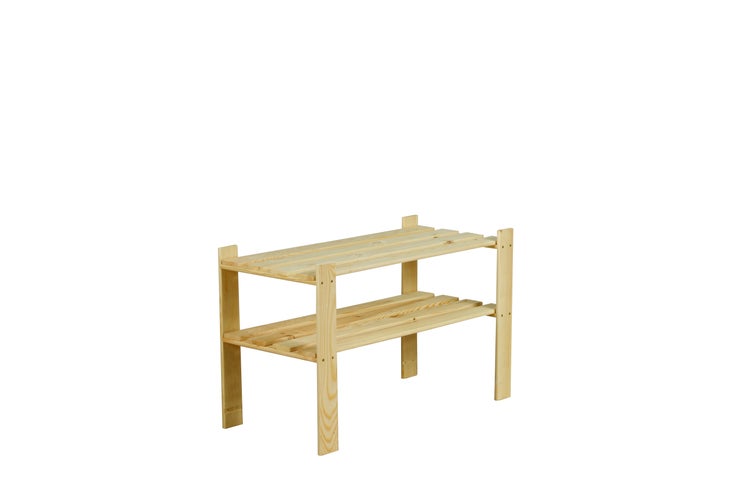 PROREGAL Holzregal Pinepeak HxBxT 50 x 170 x 38 cm 2 Fachboden 1,2 cm Dickes Kiefernholz Natur