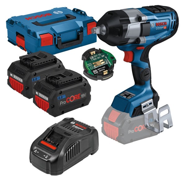 Bosch Akku-Schlagschrauber Set mit Akkus, Ladegerät und L-Boxx