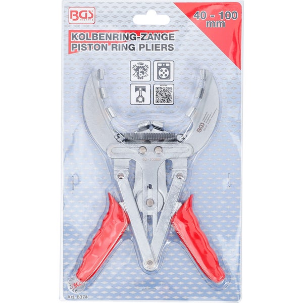 BGS Kolbenring-Zange 40 - 100 mm - 8374