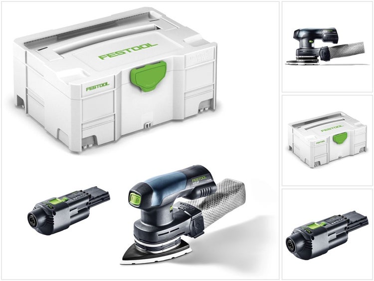 Festool DTSC 400 Akku Deltaschleifer 18V bürstenlos + ACA 220-240/18V Ergo Netzadapter + Systainer