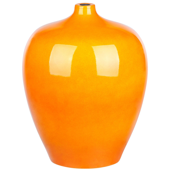 Blumenvase TERRASA Keramik 37 cm Orange
