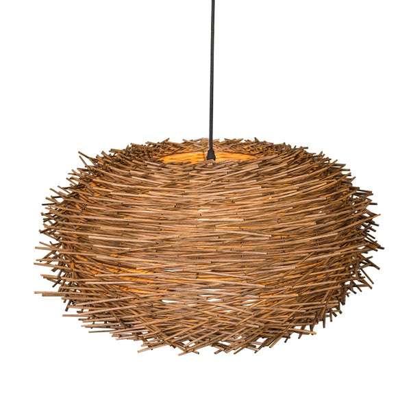 Hängeleuchte aus Holz