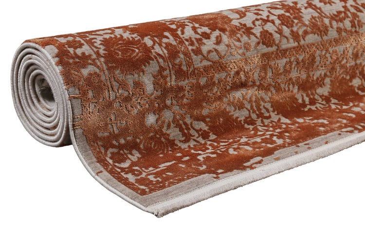 Esprit Teppich Rot Grau meliert Vintage Florida 133x200 cm