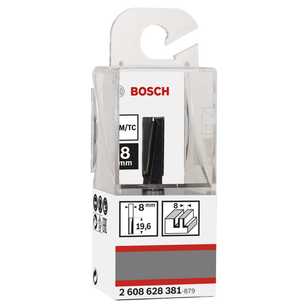 Bosch Nutfräser mit 8 Millimeter Durchmesser in Verpackung