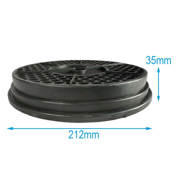 Aktivkohlefilter für Beko KF9197063655 / 115725