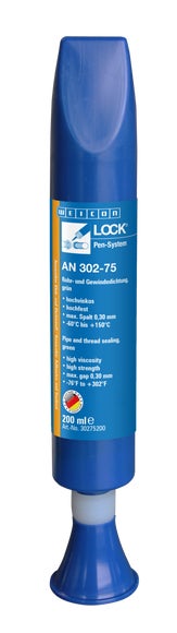 WEICONLOCK® AN 302-75 Rohr- und Gewindedichtung|hochfest, BAM geprüft|200 ml|grün