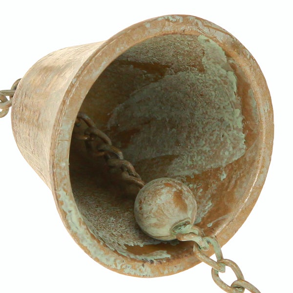 Glocke mit Kette und Klöppel