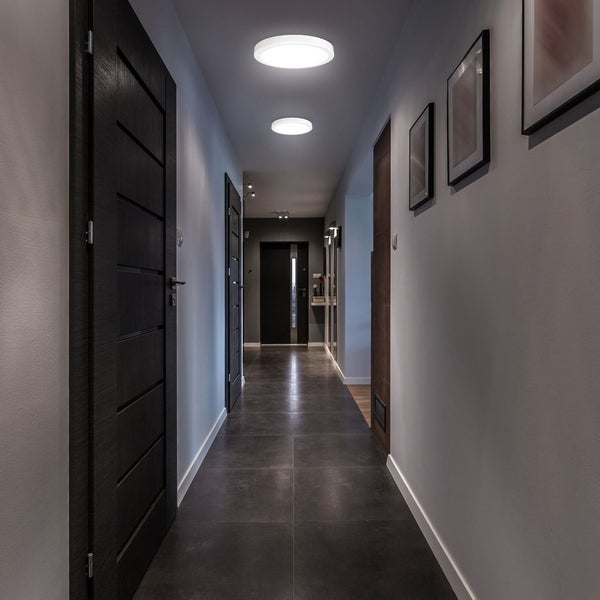 Deckenlampe Ø38 cm - 24W, 3000lm, LED, neutralweiß, weiß