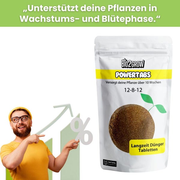 Bio2Grow Power Tabs Langzeitdüngertabletten Packung