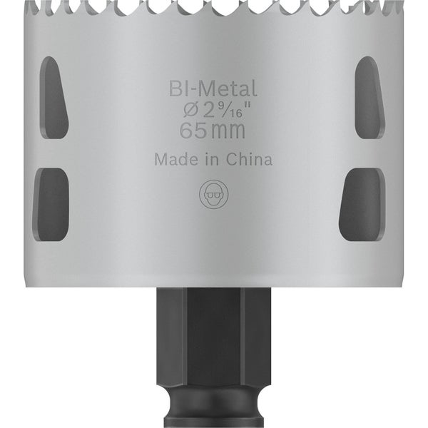 Bimetall Lochsäge, Durchmesser 65 Millimeter