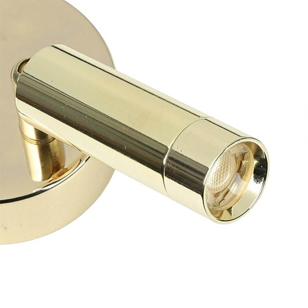 Goldene LED-Wandleuchte zur Innenbeleuchtung