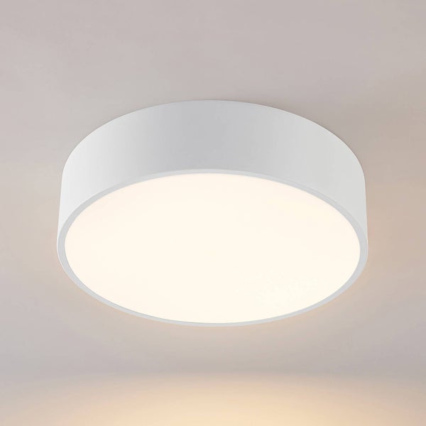 Arcchio LED Deckenleuchte Noabelle (Modern) in Weiß aus Metall (1 flammig, ) - Lampe Deckenlampe Küchenleuchte