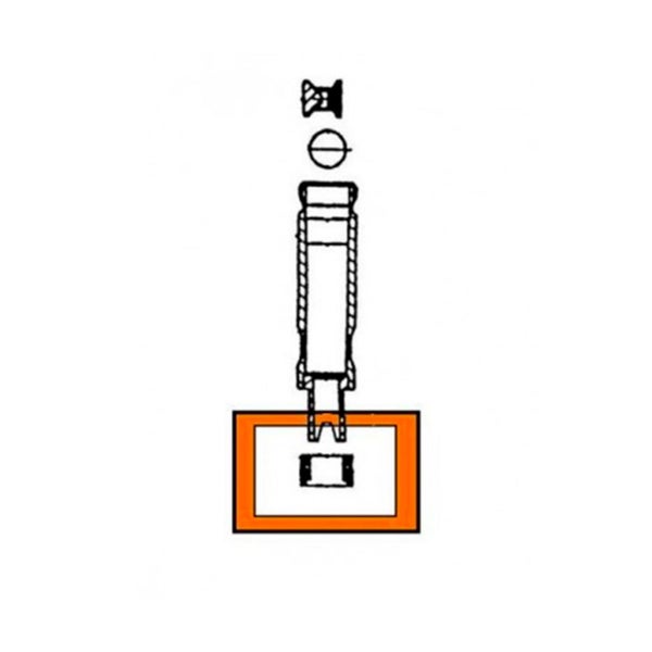 Dichtung am Stößel für Keg - Verschluss (Korb-Fitting) (Micro Matic und Hiwi)
