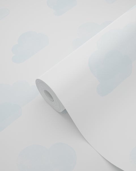 Tapetenrolle mit Wolkenmuster