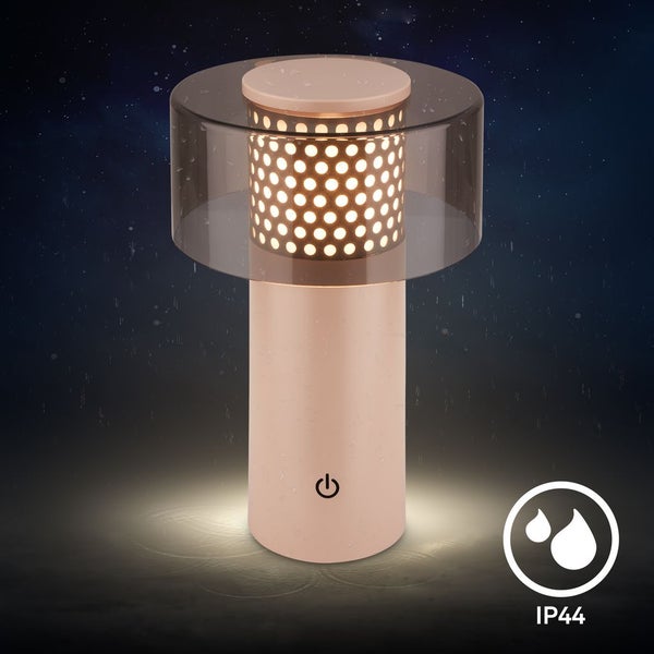 LED Tischlampe Akku LED Tischleuchte Kabellos Dimmbar Touch Outdoor Warmweiß
