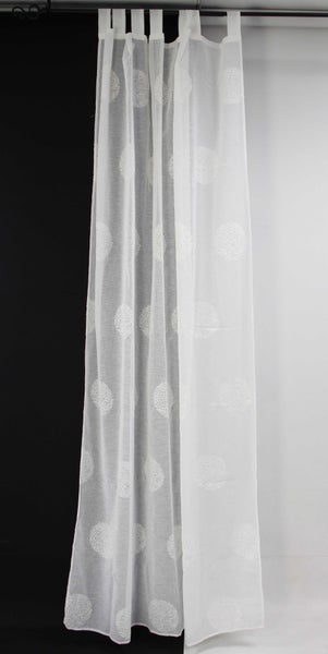 FRANK FLECHTWAREN | Vorhang Modern Circles, POLYESTER, 135 x 240 cm