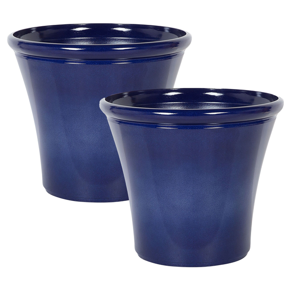 Set mit 2 Blumentöpfen KOKKINO 50 cm Marineblau