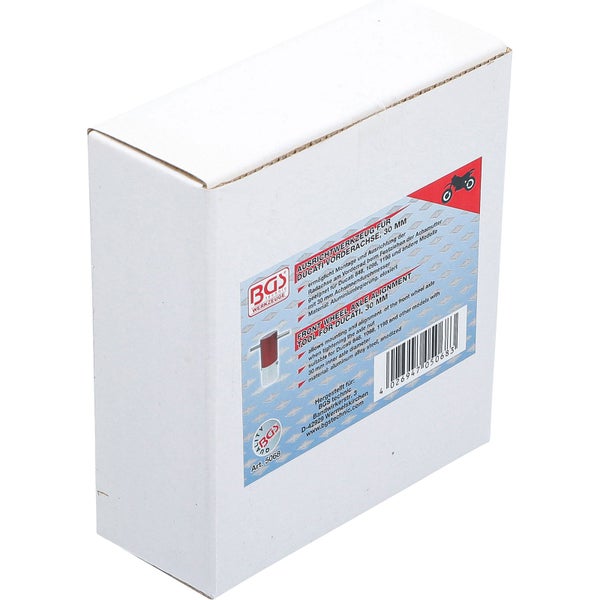 Verpackung für Ausrichtwerkzeug für Ducati Vorderachse, 30 Millimeter