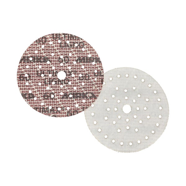 Mirka Ultimax Ligno Ø 150mm Schleifscheiben Klett Multifit / Korn 60 / 50 Stück / Multi-Lochung / zum Schleifen von Holzoberflächen
