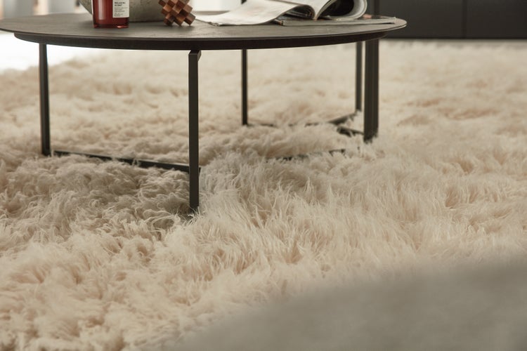 Flokati-Teppich Luxus Flokati 2500 Wollweiß 40x60 cm