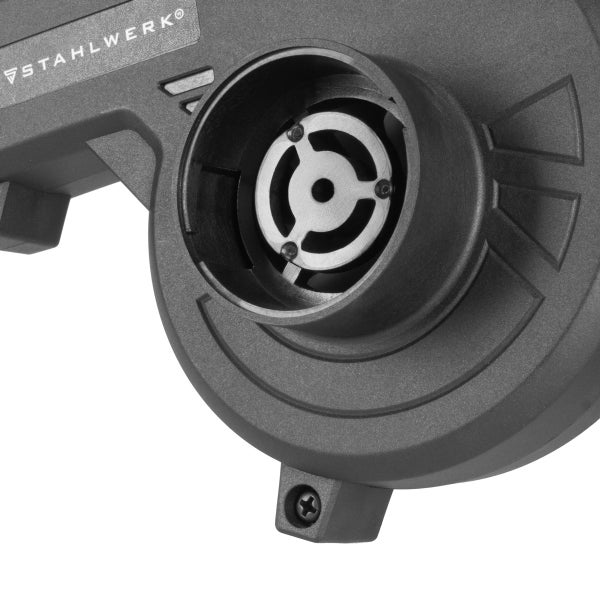 Detailansicht einer STAHLWERK Schweißmaschine.