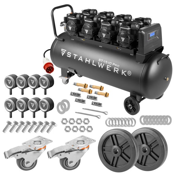 STAHLWERK ST-1510 PRO Kompressor mit Zubehör