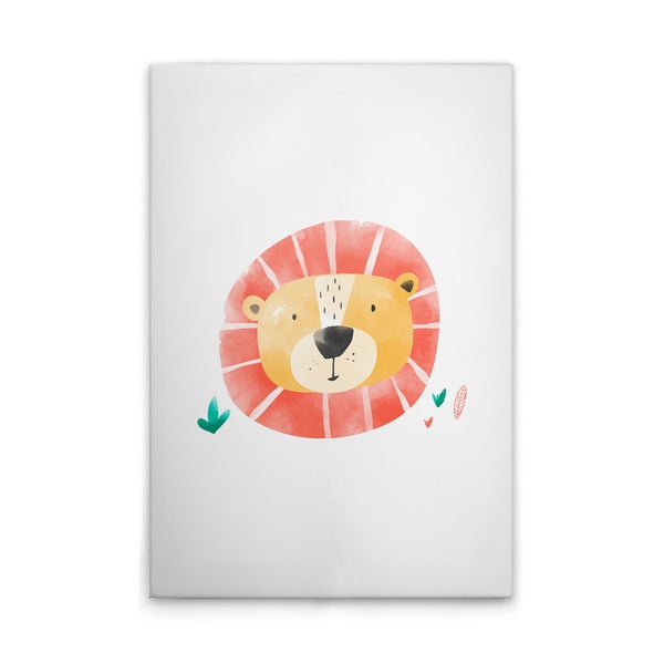 Leinwandbild mit Löwenmotiv