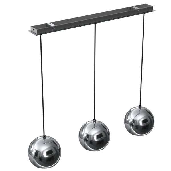 Pendelleuchte mit drei Kugeln