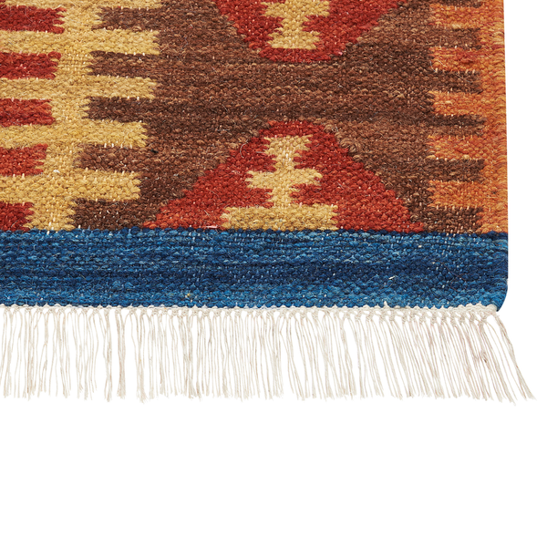 Teppich JRVESH Bunt 80 x 150 cm Wolle Kelim