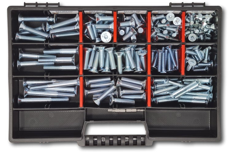 Senkkopfschrauben Sortiment M6-M8 // 10mm-70mm 160 tlg. Schraubenbox DIN 7991/ISO 10642 Bolzen Vollgewindeschrauben Maschinenschrauben Gewindeschrauben Senkkopfschrauben