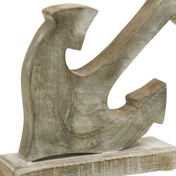 Dekorativer Anker aus Holz