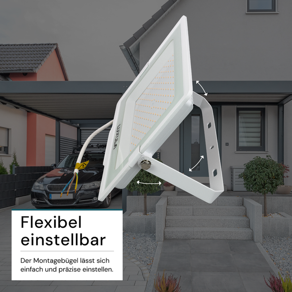 LED-Strahler zur flexiblen Ausrichtung im Außenbereich
