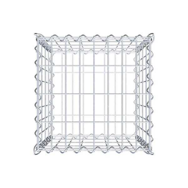 Gabione 40 cm x 40 cm x 40 cm (L x H x T), Maschenweite 5 cm x 10 cm, Spirale