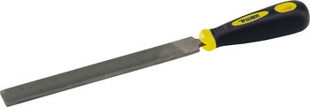 Flachfeile mit Kunststoffgriff fuer Metallbearbeitung