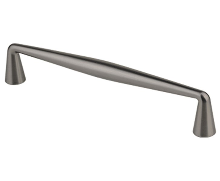 Moderner Möbelgriff aus Metall mit konischen Füßen