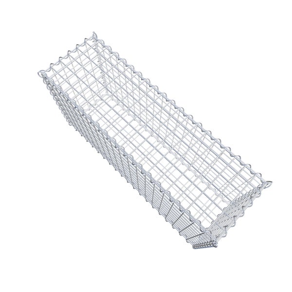 Gabione 100 cm x 50 cm x 30 cm (L x H x T), Maschenweite 5 cm x 5 cm, Spirale