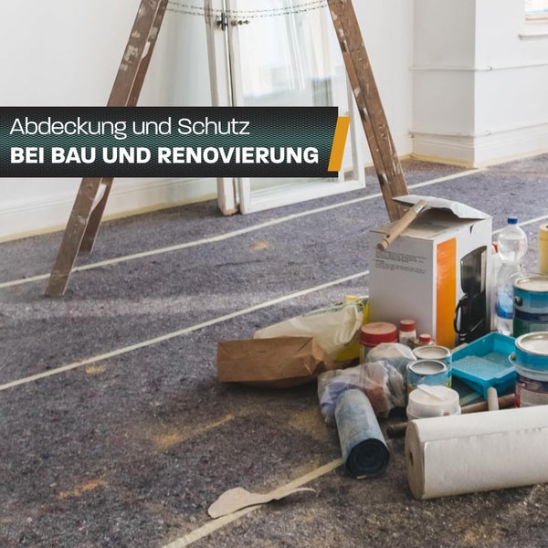 Hinrichs Malervlies 10 m 180g/m² - 2 x 5m² Zuschnitt Abdeckvlies rutschfest