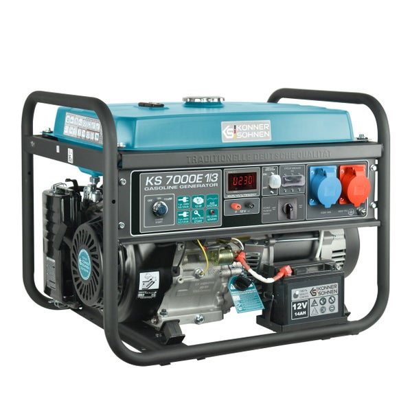 Benzin-Generator KS 7000E 1/3