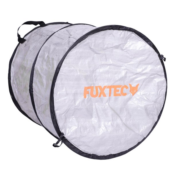 Fuxtec Pop-up-Gartenabfallsack für Laub und Gartenabfälle.